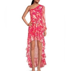 Gianni Bini one shoulder high low Dress 8